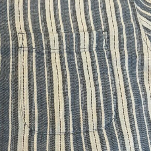 Eddie Bauer authentic outdoor linen/cotton men’s shirt, large - Picture 3 of 4